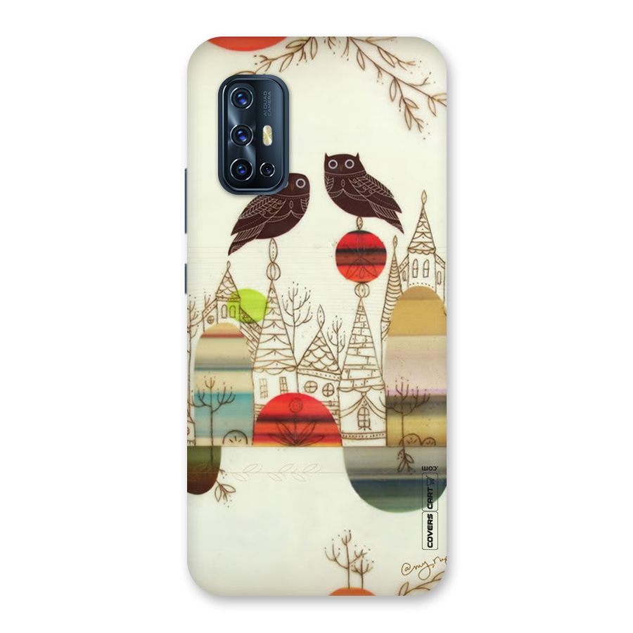 Owl Art Back Case for Vivo V17