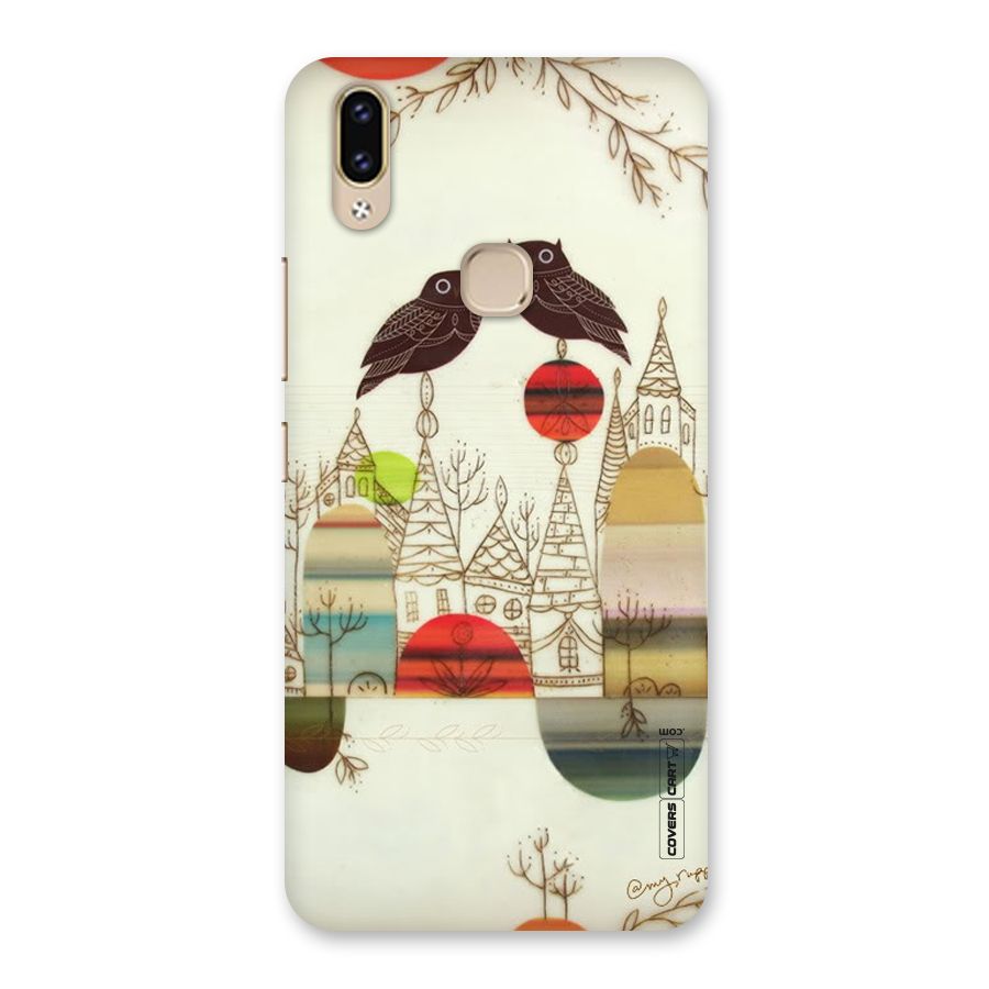 Owl Art Back Case for Vivo V9 Youth
