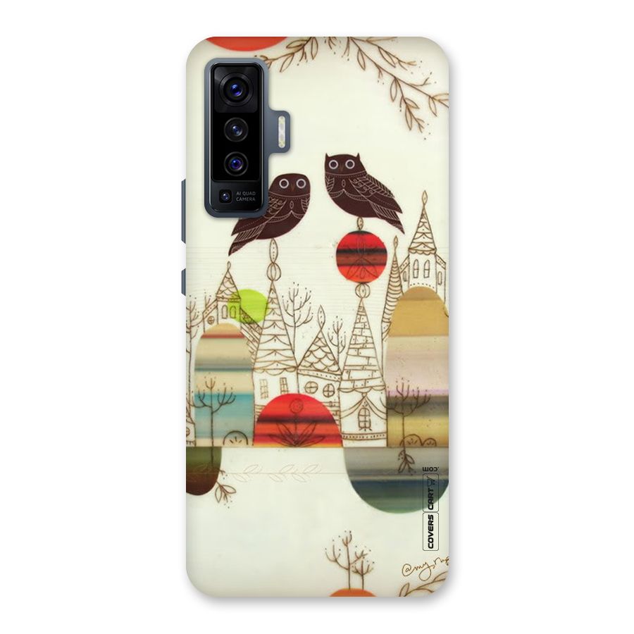 Owl Art Back Case for Vivo X50