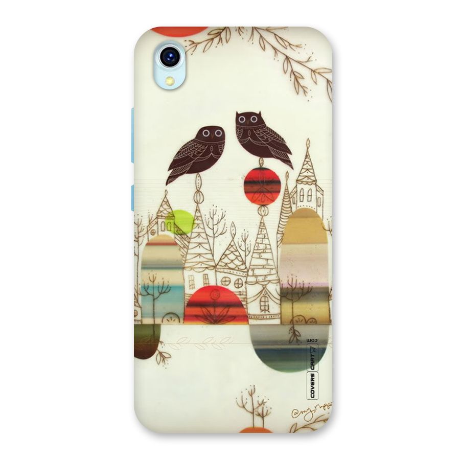 Owl Art Back Case for Vivo Y1s