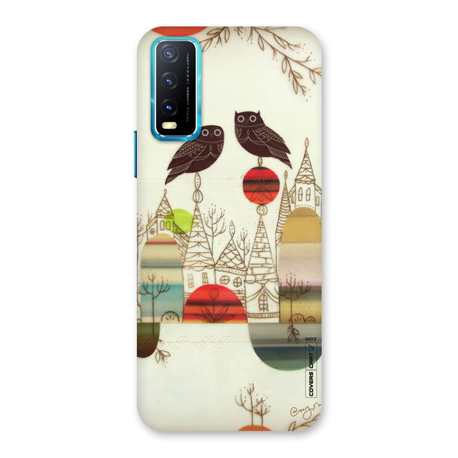 Owl Art Back Case for Vivo Y20