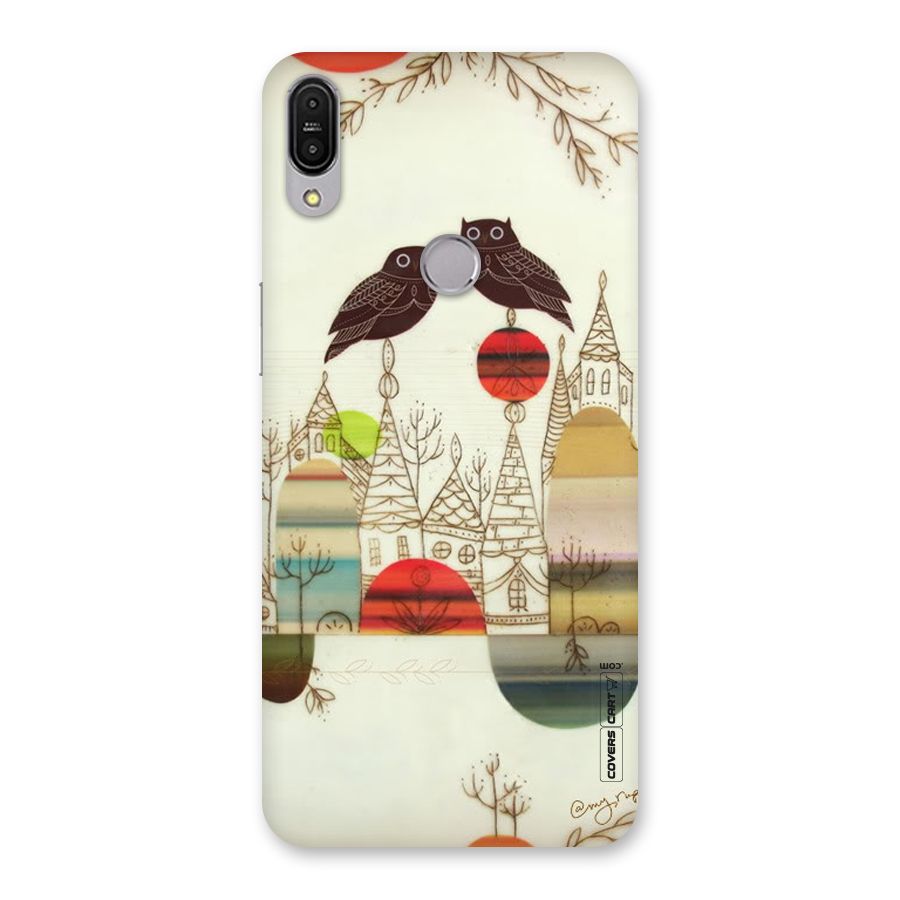 Owl Art Back Case for Zenfone Max Pro M1