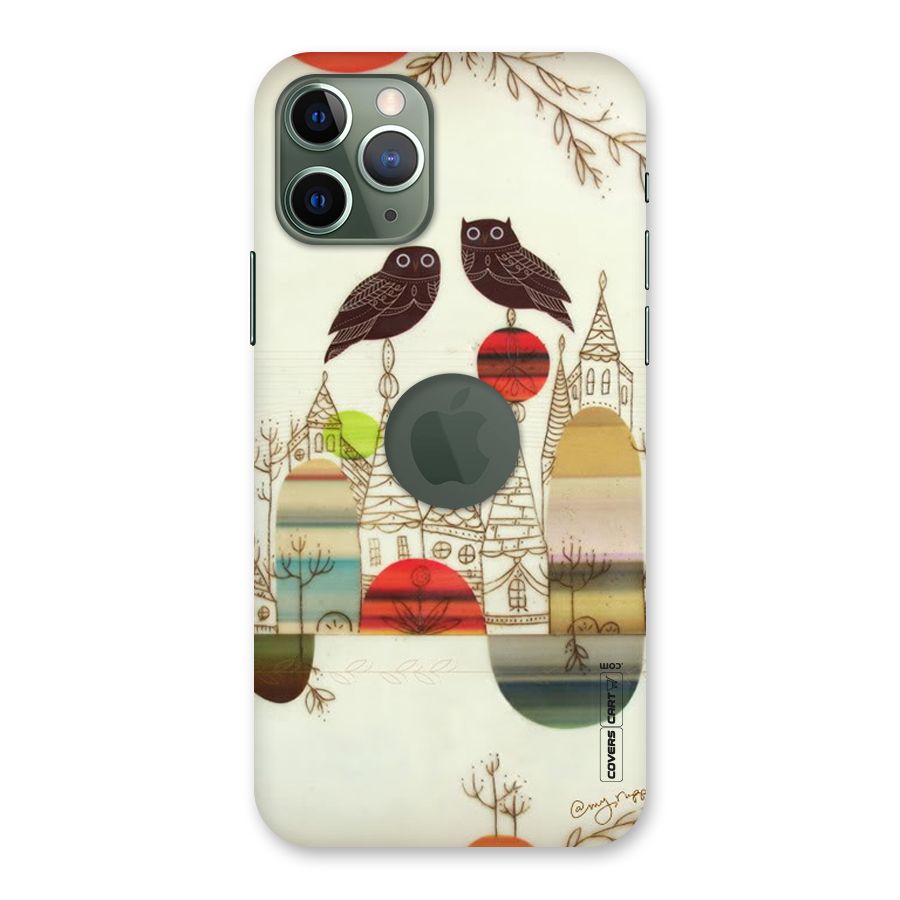 Owl Art Back Case for iPhone 11 Pro Logo  Cut