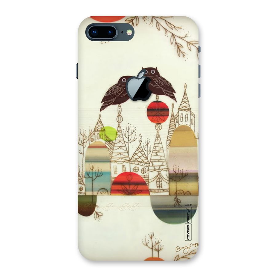Owl Art Back Case for iPhone 7 Plus Apple Cut