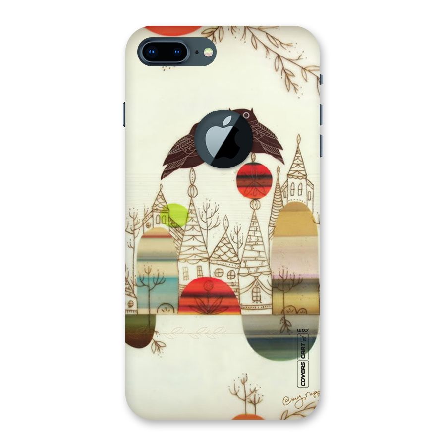 Owl Art Back Case for iPhone 7 Plus Logo Cut