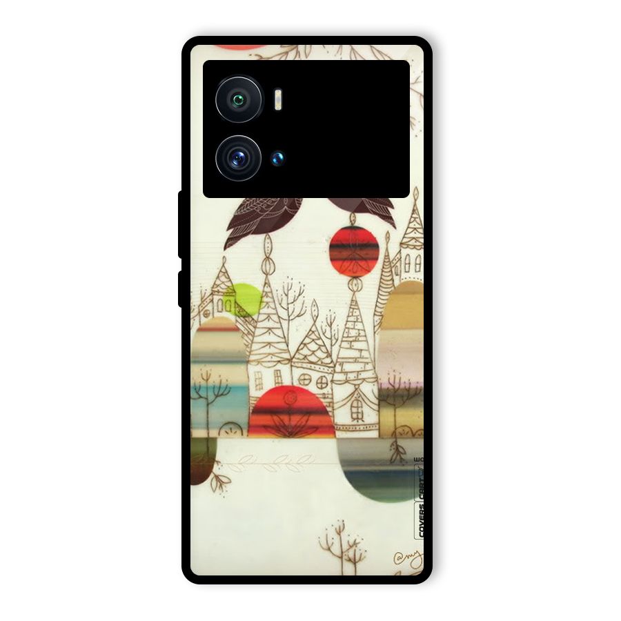 Owl Art Glass Back Case for Vivo iQOO 9 Pro