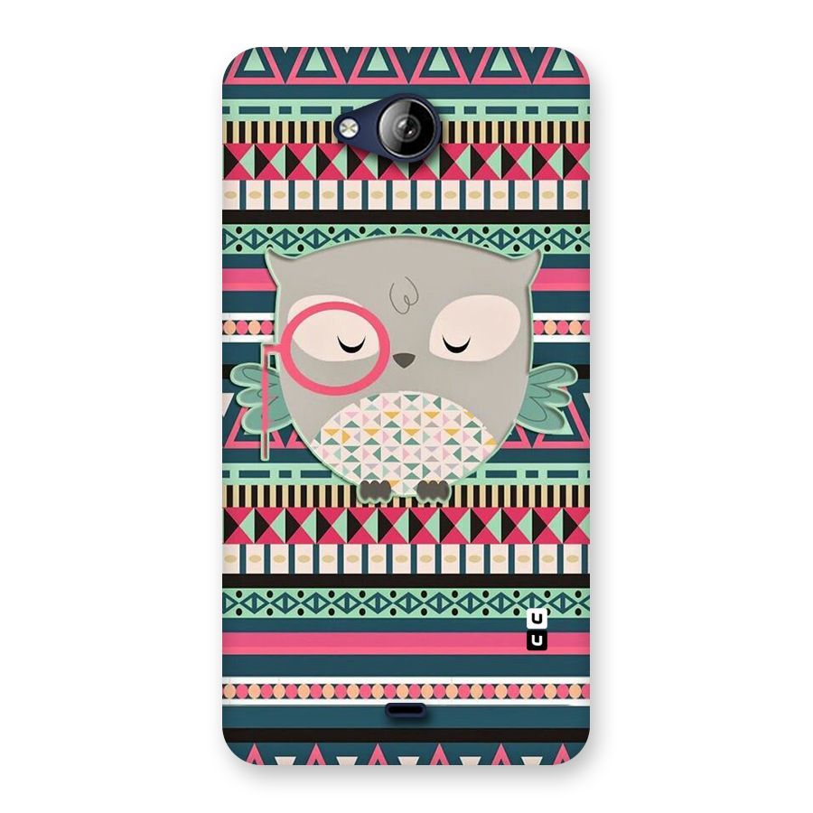 Owl Cute Pattern Back Case for Canvas Play Q355