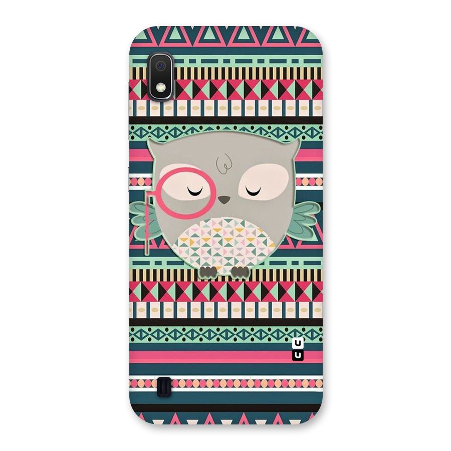 Owl Cute Pattern Back Case for Galaxy A10