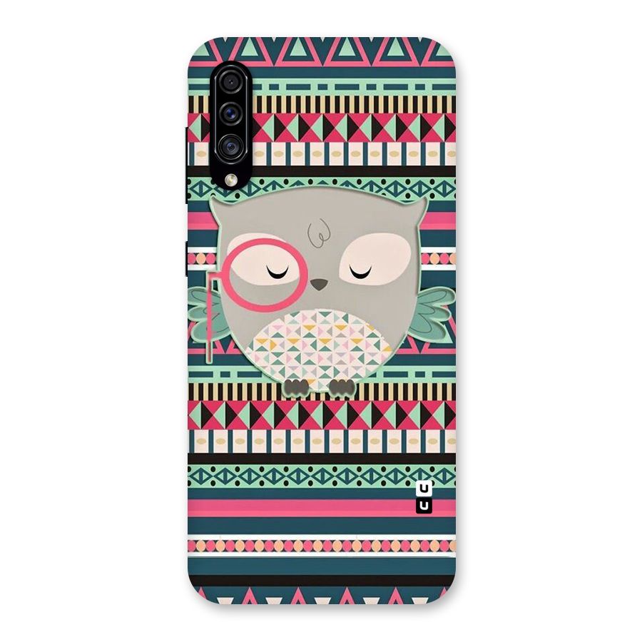 Owl Cute Pattern Back Case for Galaxy A30s