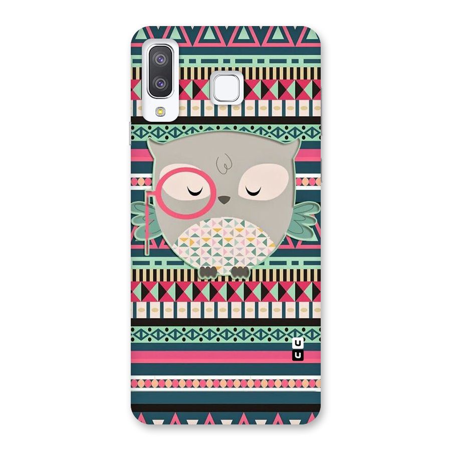 Owl Cute Pattern Back Case for Galaxy A8 Star