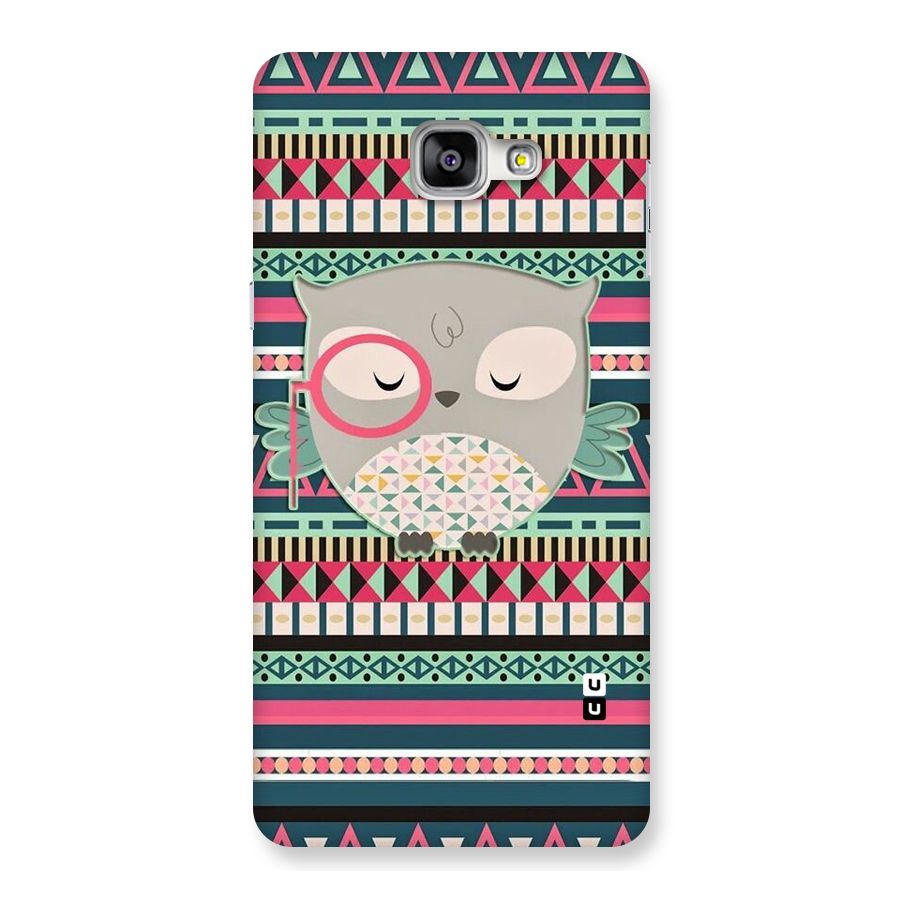 Owl Cute Pattern Back Case for Galaxy A9
