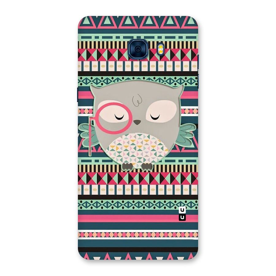 Owl Cute Pattern Back Case for Galaxy C7 Pro