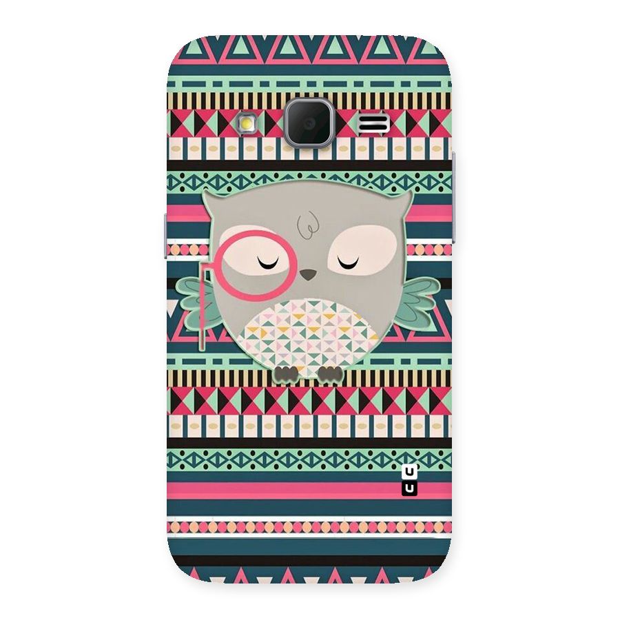 Owl Cute Pattern Back Case for Galaxy Core Prime