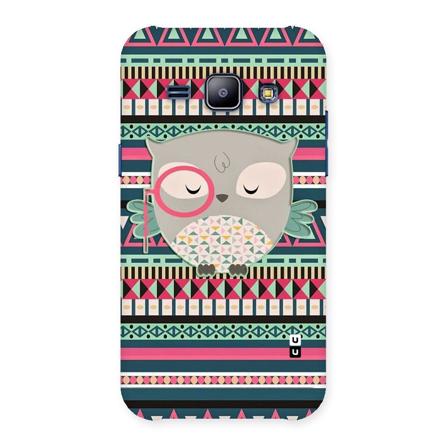 Owl Cute Pattern Back Case for Galaxy J1
