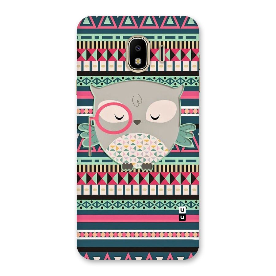 Owl Cute Pattern Back Case for Galaxy J4