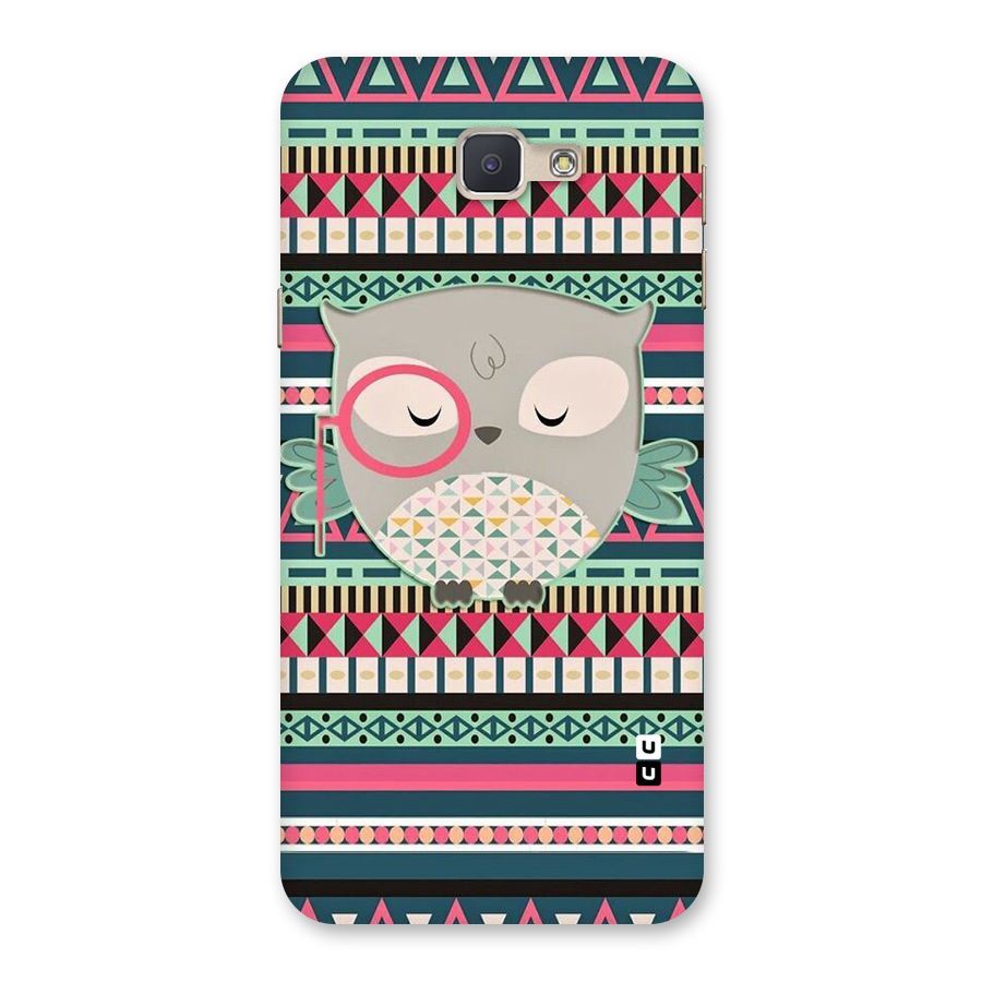 Owl Cute Pattern Back Case for Galaxy J5 Prime