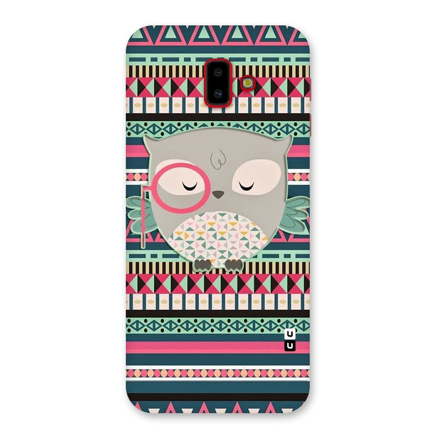 Owl Cute Pattern Back Case for Galaxy J6 Plus