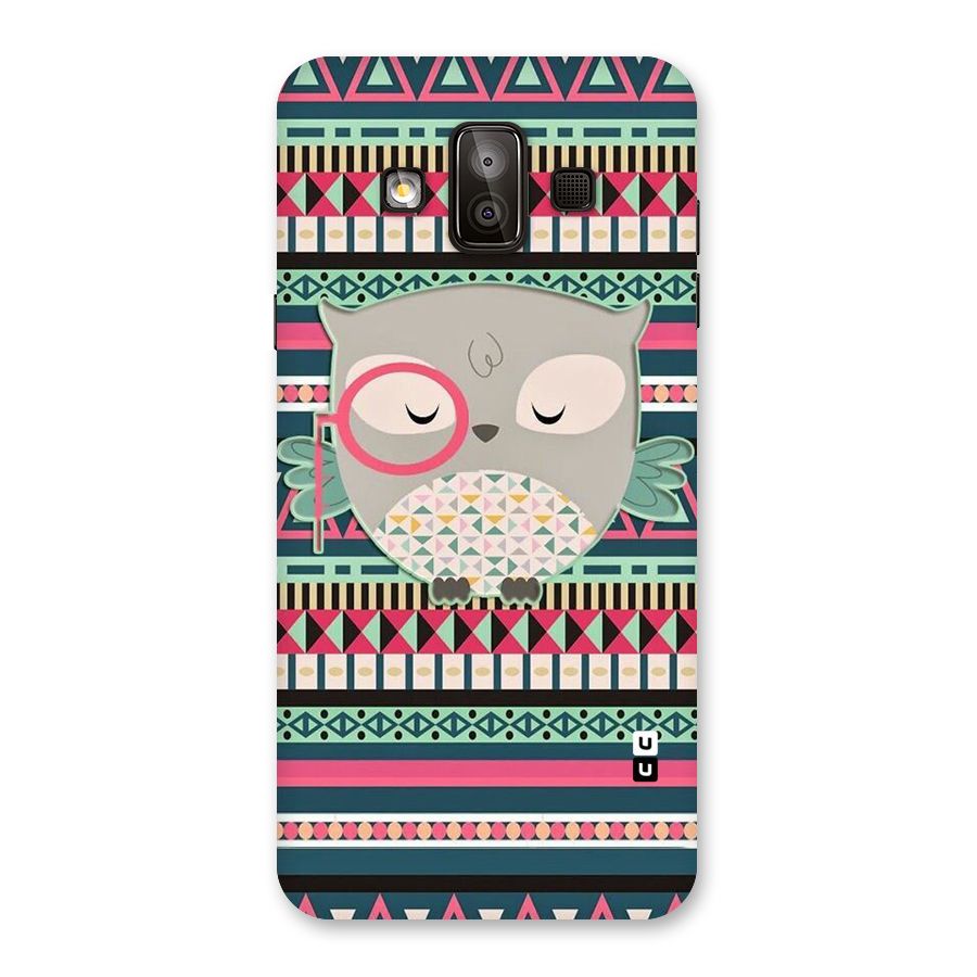 Owl Cute Pattern Back Case for Galaxy J7 Duo