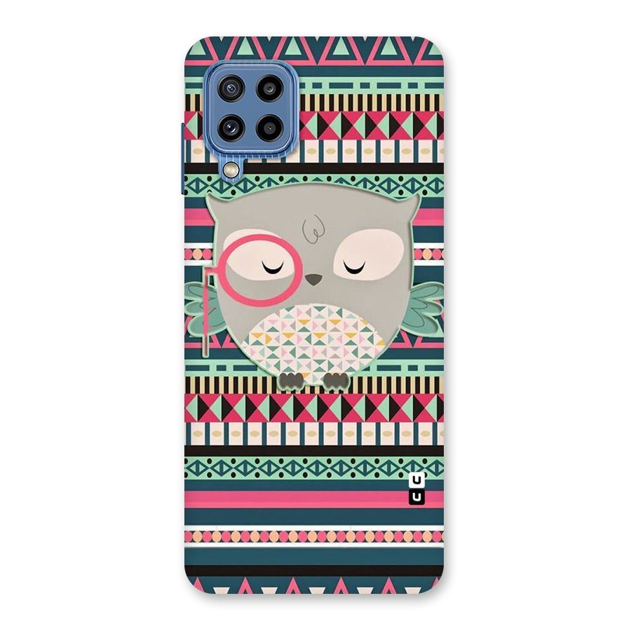 Owl Cute Pattern Back Case for Galaxy M32