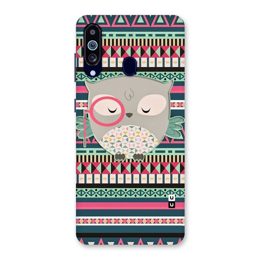 Owl Cute Pattern Back Case for Galaxy M40