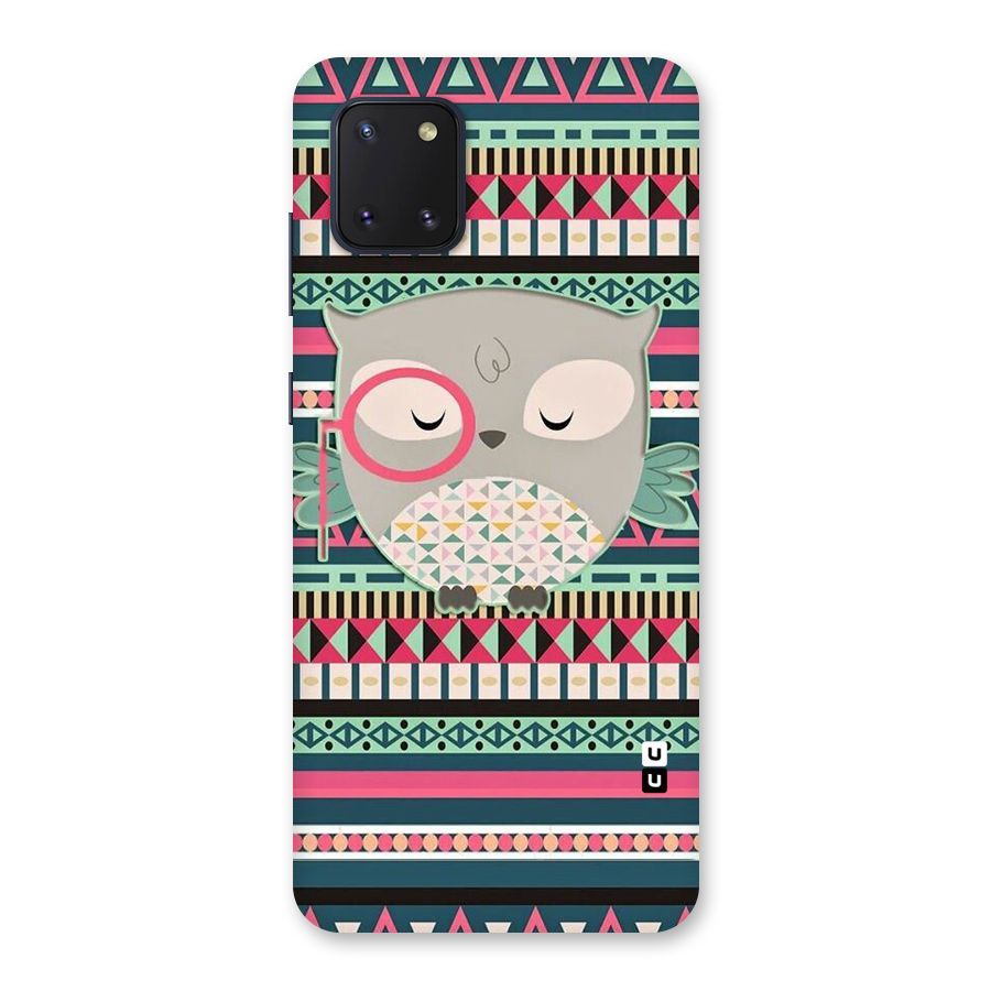 Owl Cute Pattern Back Case for Galaxy Note 10 Lite
