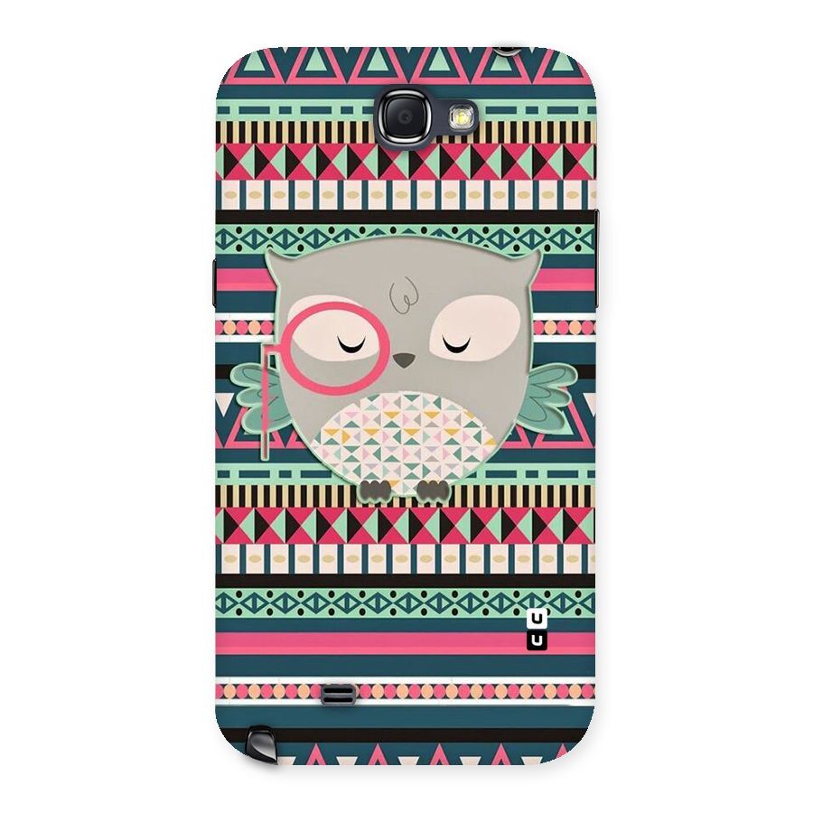 Owl Cute Pattern Back Case for Galaxy Note 2