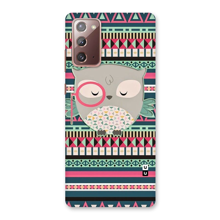 Owl Cute Pattern Back Case for Galaxy Note 20
