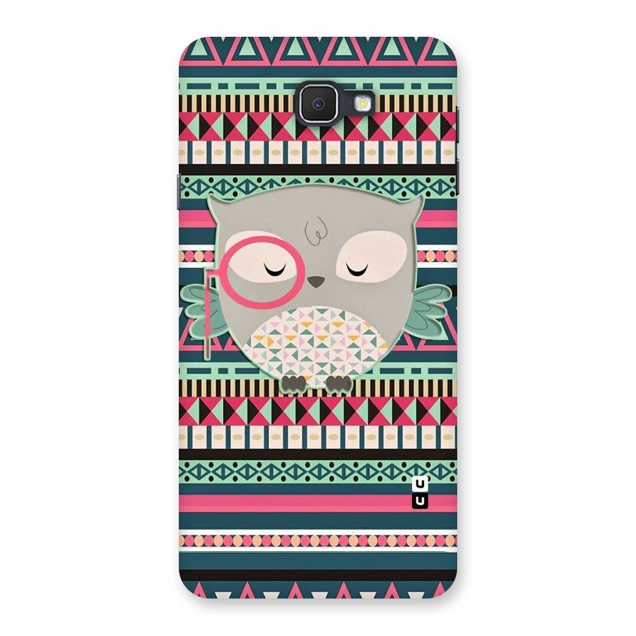 Owl Cute Pattern Back Case for Galaxy On7 2016