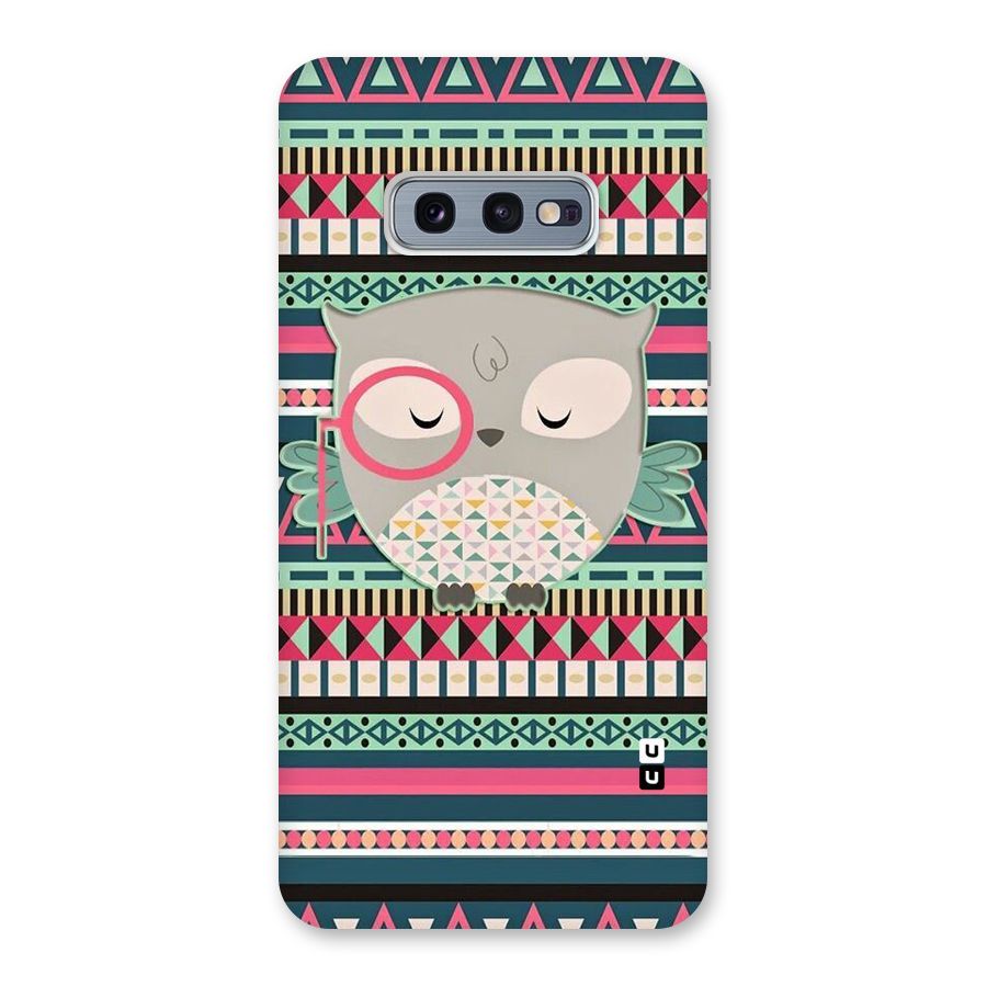 Owl Cute Pattern Back Case for Galaxy S10e