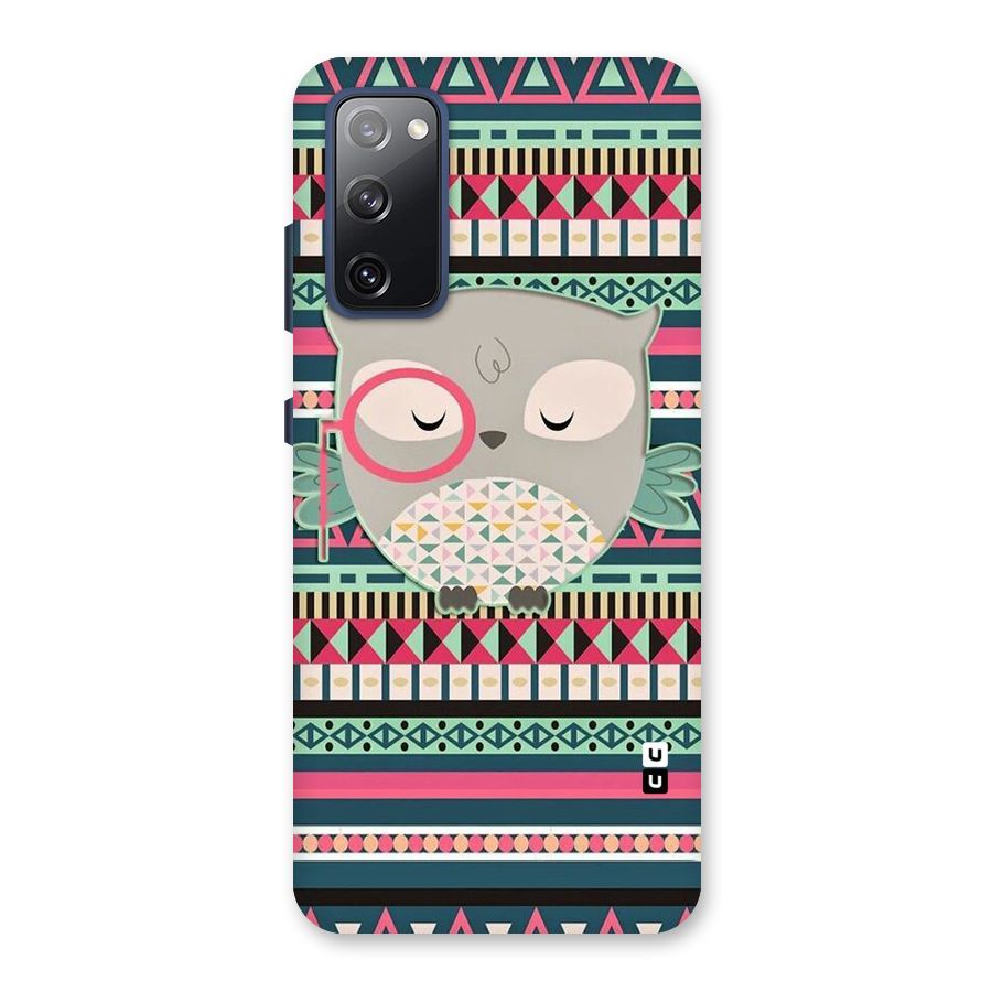 Owl Cute Pattern Back Case for Galaxy S20 FE