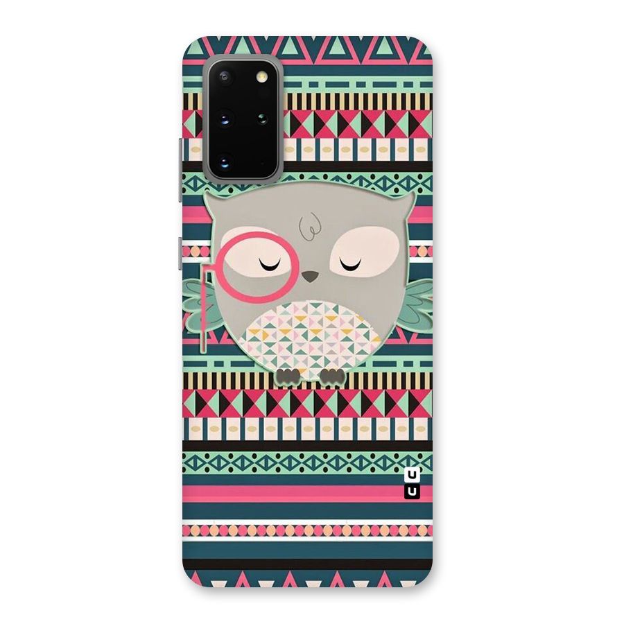 Owl Cute Pattern Back Case for Galaxy S20 Plus