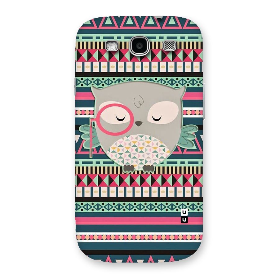 Owl Cute Pattern Back Case for Galaxy S3
