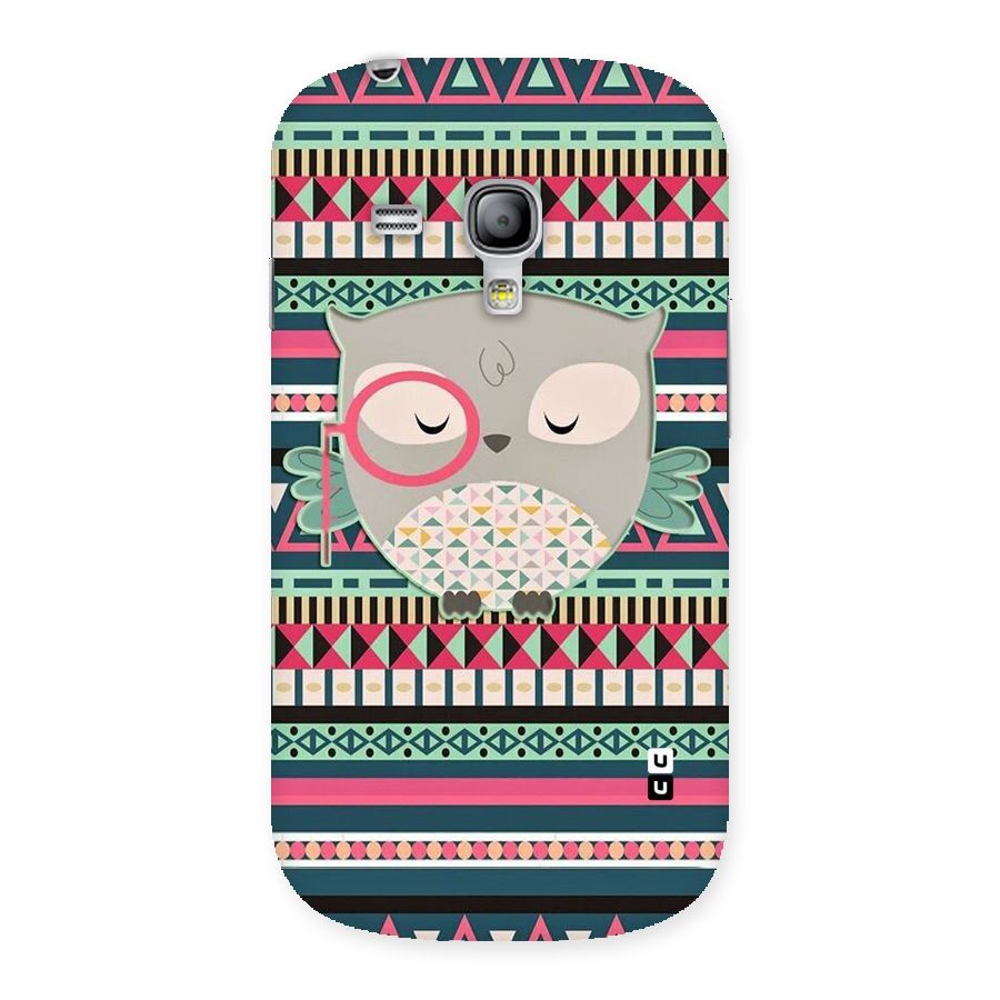 Owl Cute Pattern Back Case for Galaxy S3 Mini