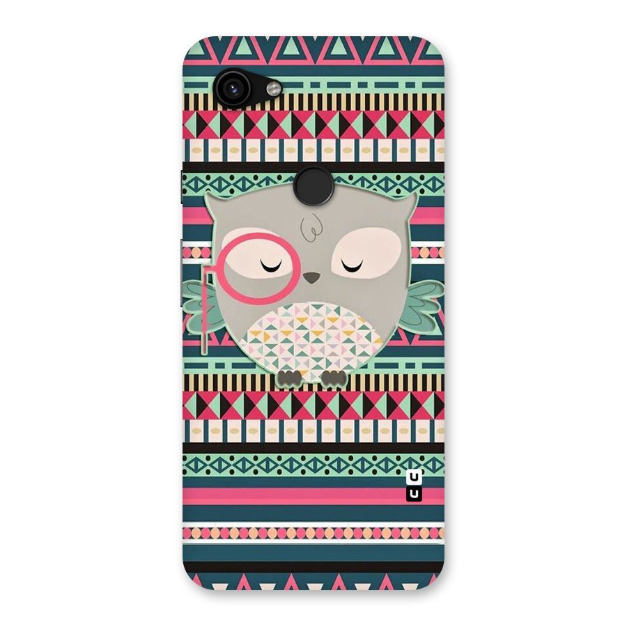 Owl Cute Pattern Back Case for Google Pixel 3a XL