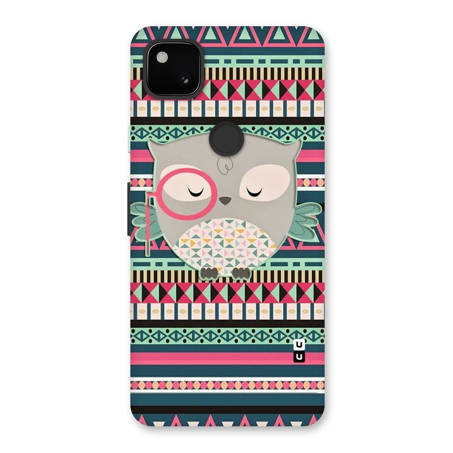 Owl Cute Pattern Back Case for Google Pixel 4a
