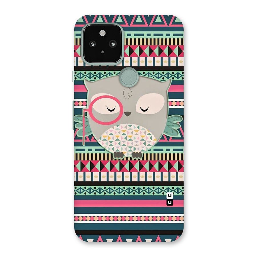 Owl Cute Pattern Back Case for Google Pixel 5
