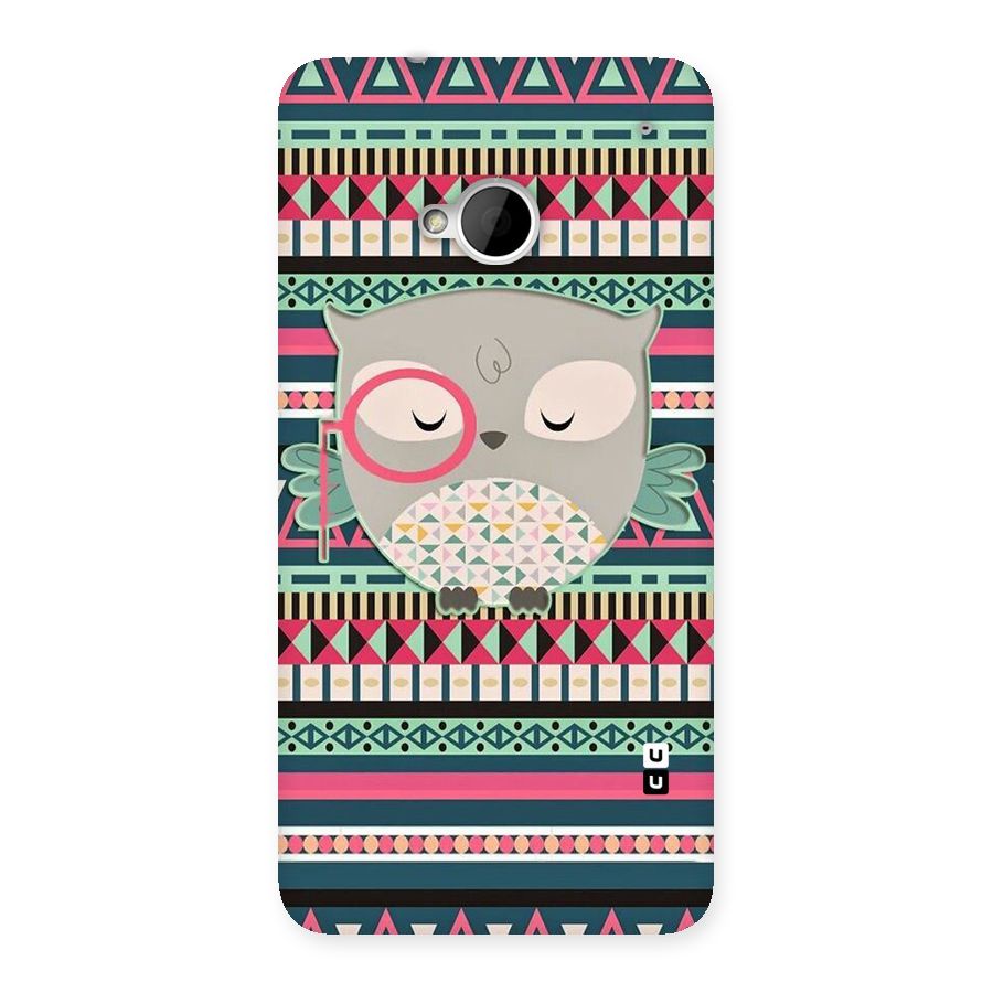 Owl Cute Pattern Back Case for HTC One M7