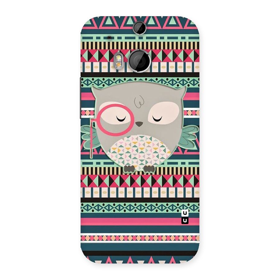 Owl Cute Pattern Back Case for HTC One M8