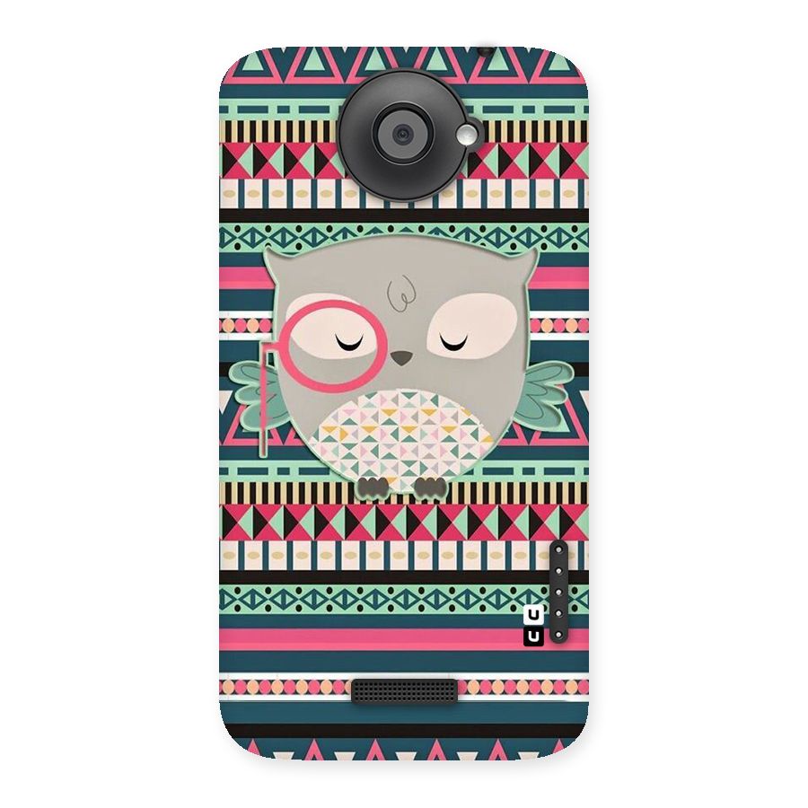 Owl Cute Pattern Back Case for HTC One X