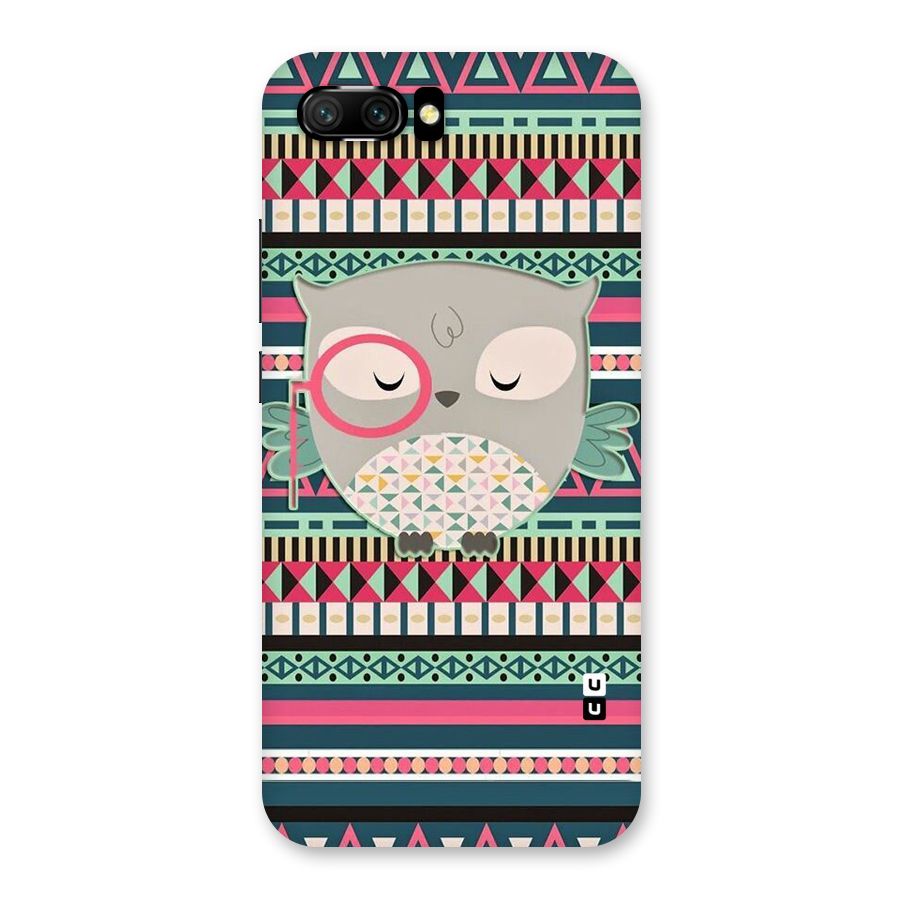 Owl Cute Pattern Back Case for Honor 10