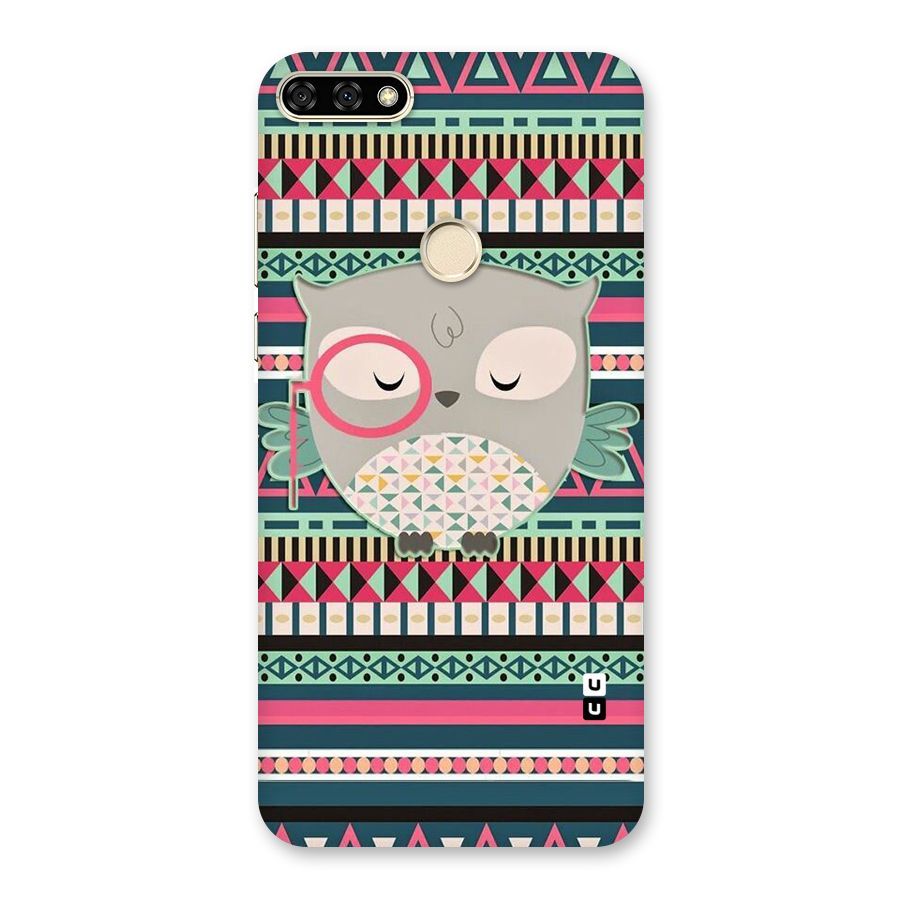Owl Cute Pattern Back Case for Honor 7A