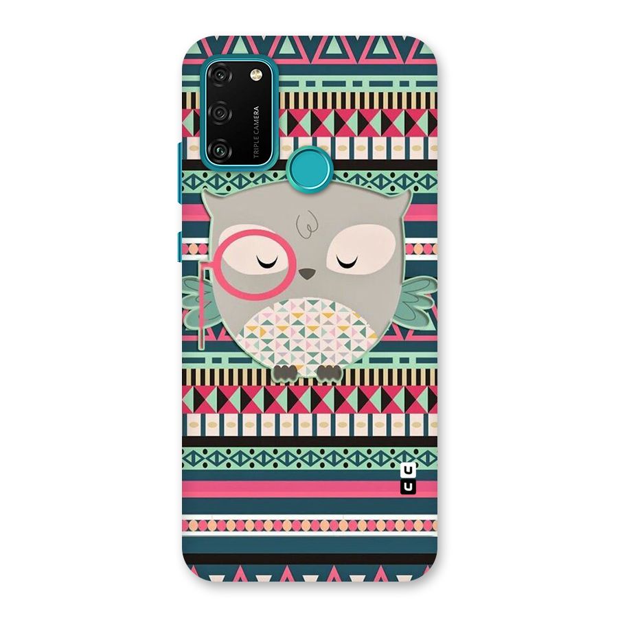 Owl Cute Pattern Back Case for Honor 9A