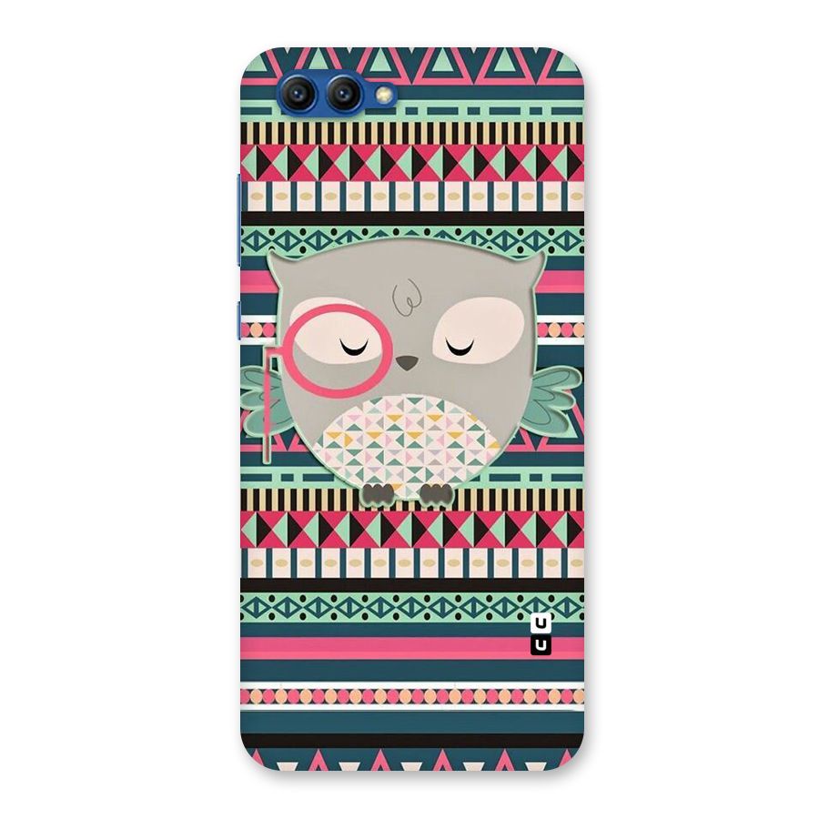 Owl Cute Pattern Back Case for Honor View 10