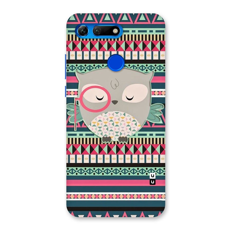 Owl Cute Pattern Back Case for Honor View 20