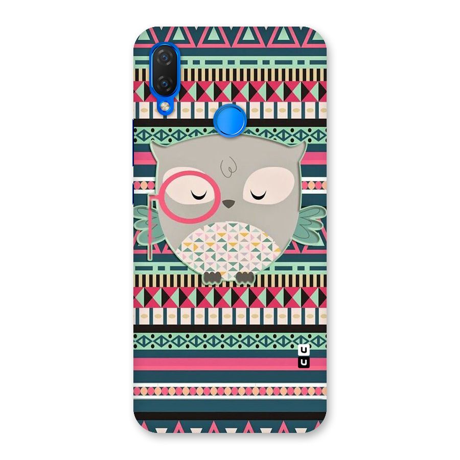 Owl Cute Pattern Back Case for Huawei P Smart+