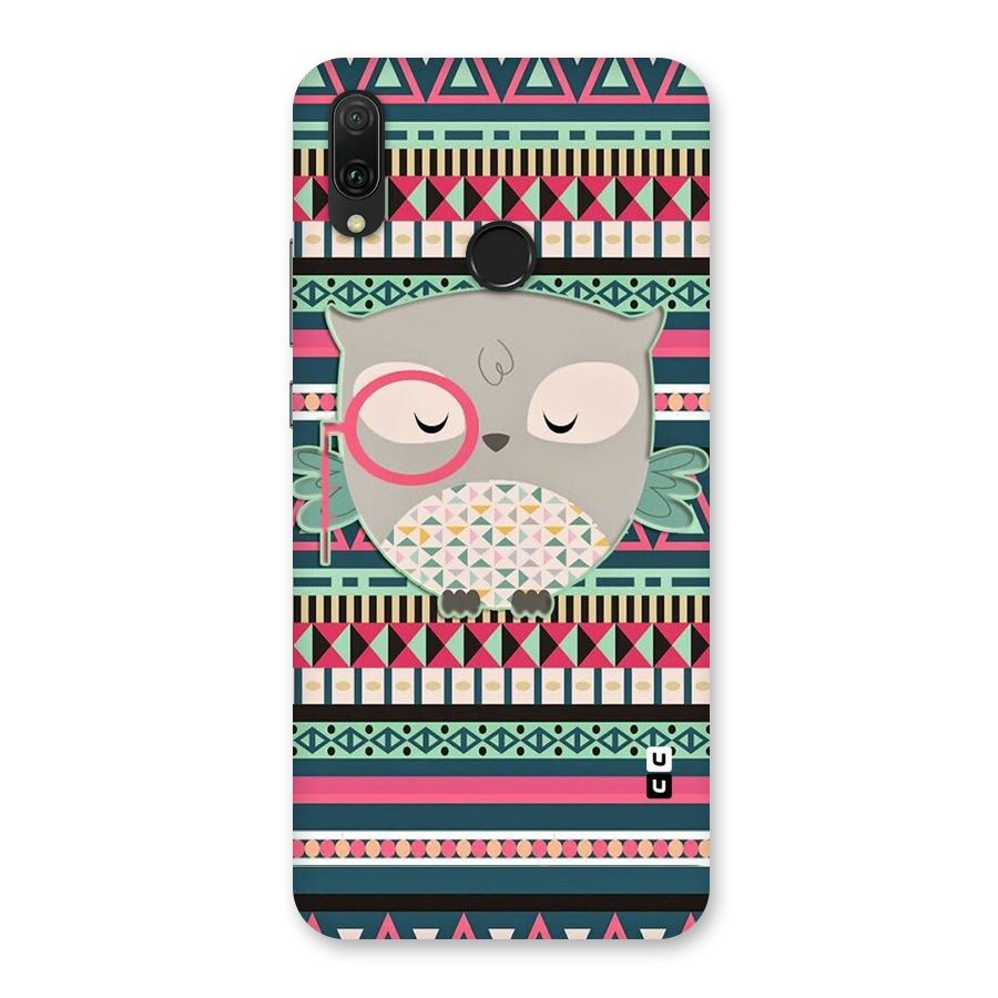 Owl Cute Pattern Back Case for Huawei Y9 (2019)