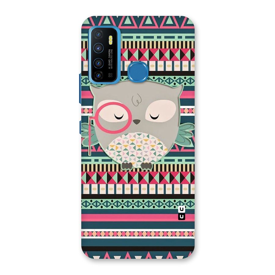 Owl Cute Pattern Back Case for Infinix Hot 9