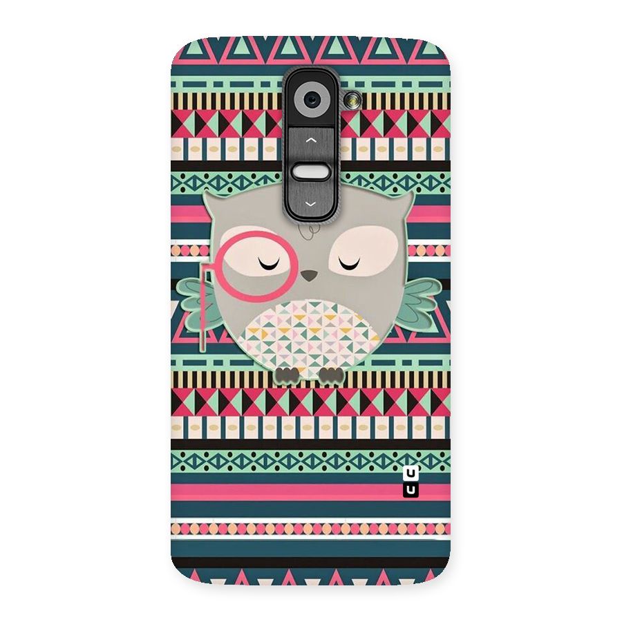 Owl Cute Pattern Back Case for LG G2