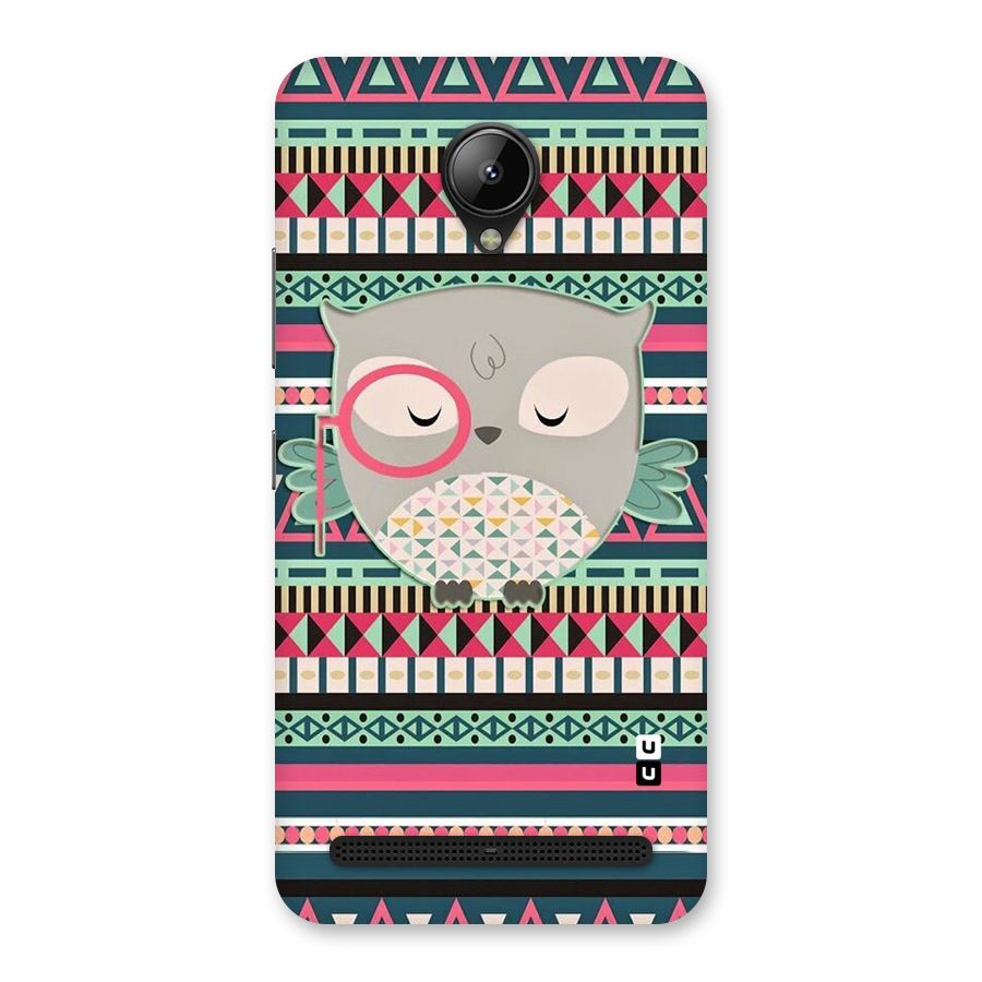 Owl Cute Pattern Back Case for Lenovo C2
