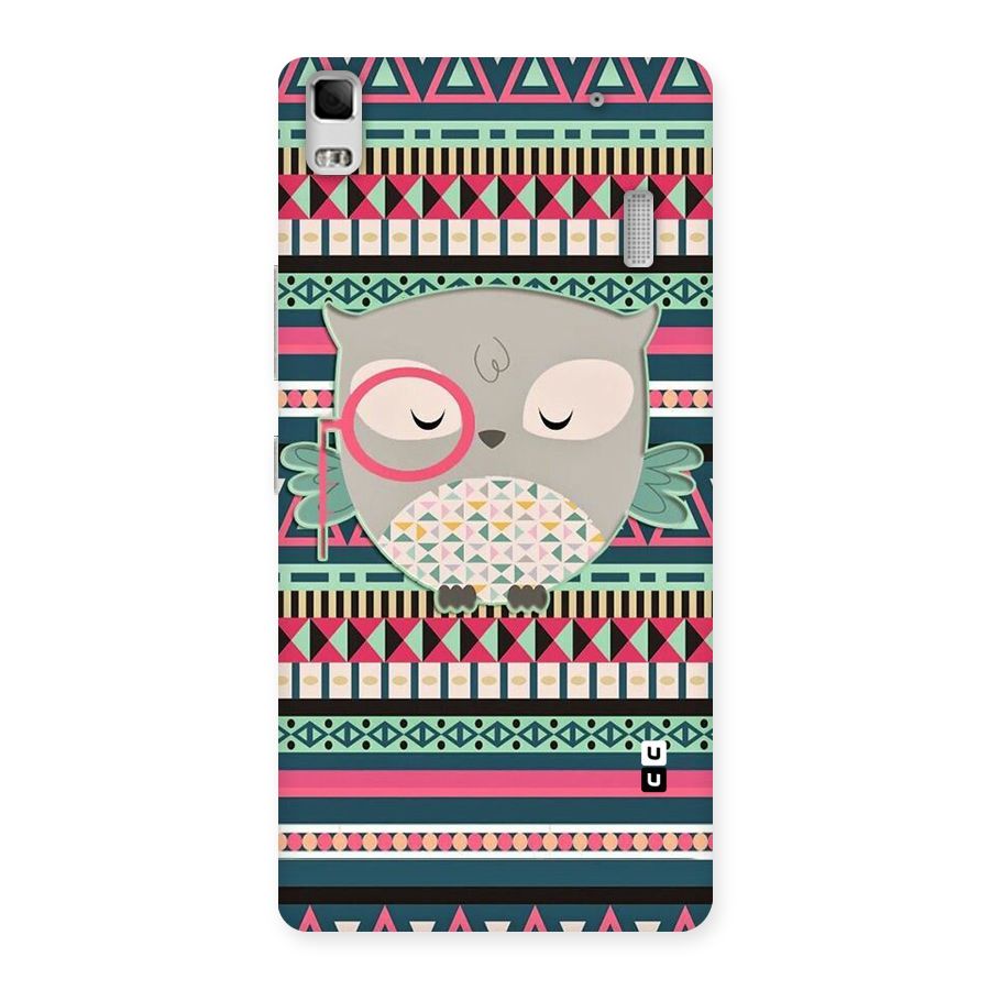 Owl Cute Pattern Back Case for Lenovo K3 Note